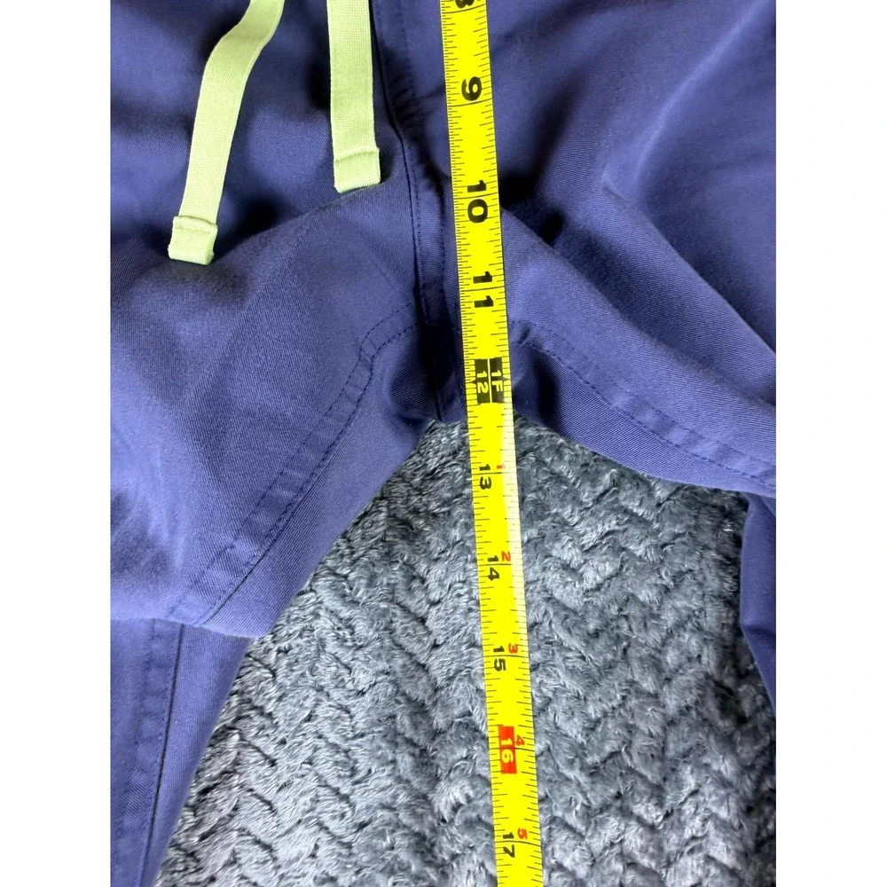 FIGS Technical Collection Mens XL Blue Drawstring Medical Scrub Pants Solid